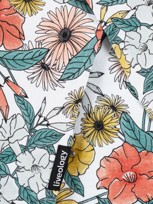 Flora Printed Beach Towel