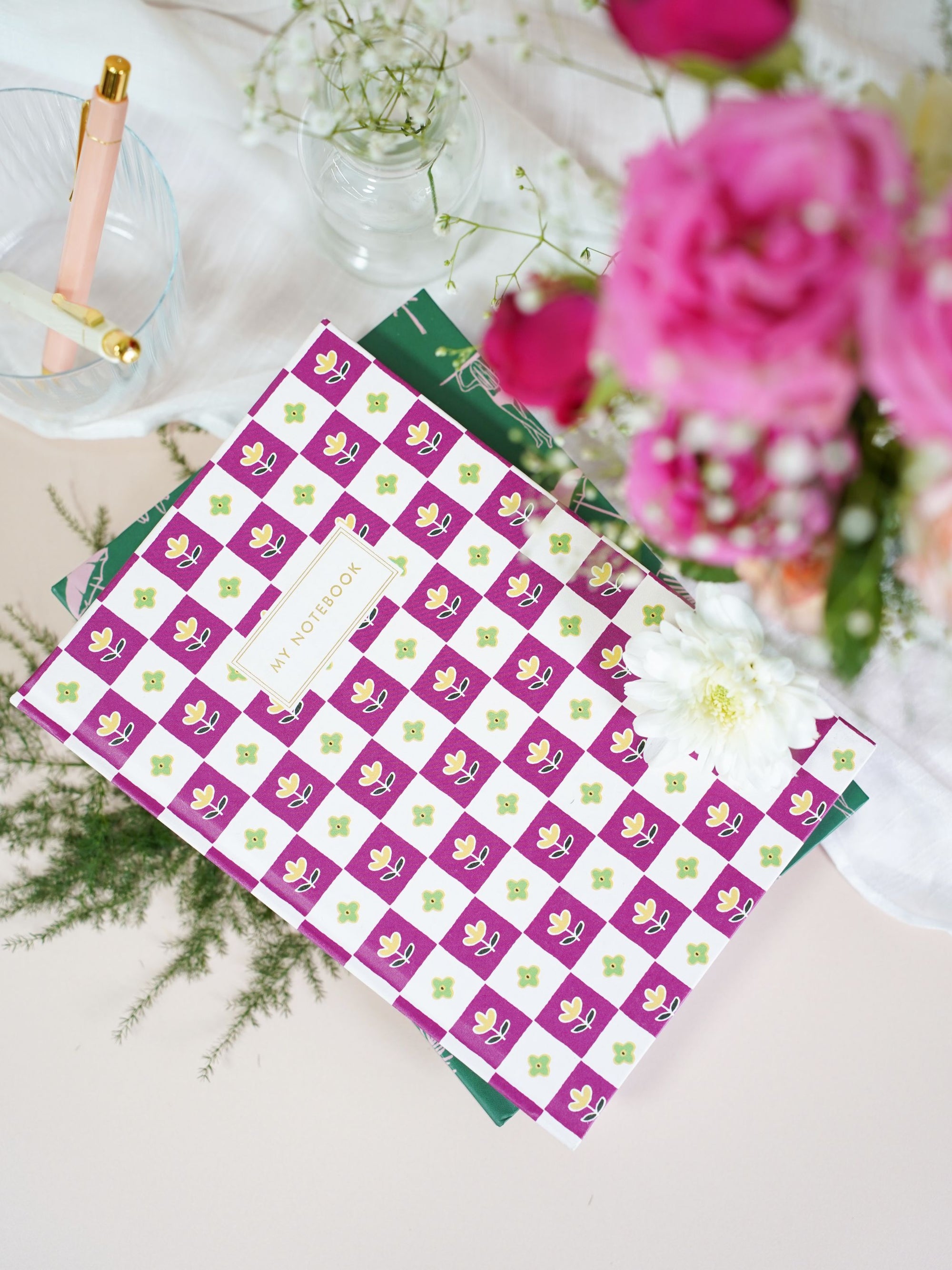 Floral Maze A5 Notebook