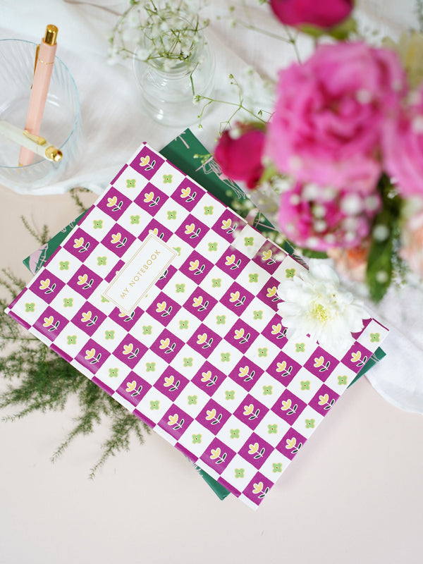 Floral Maze A5 Notebook