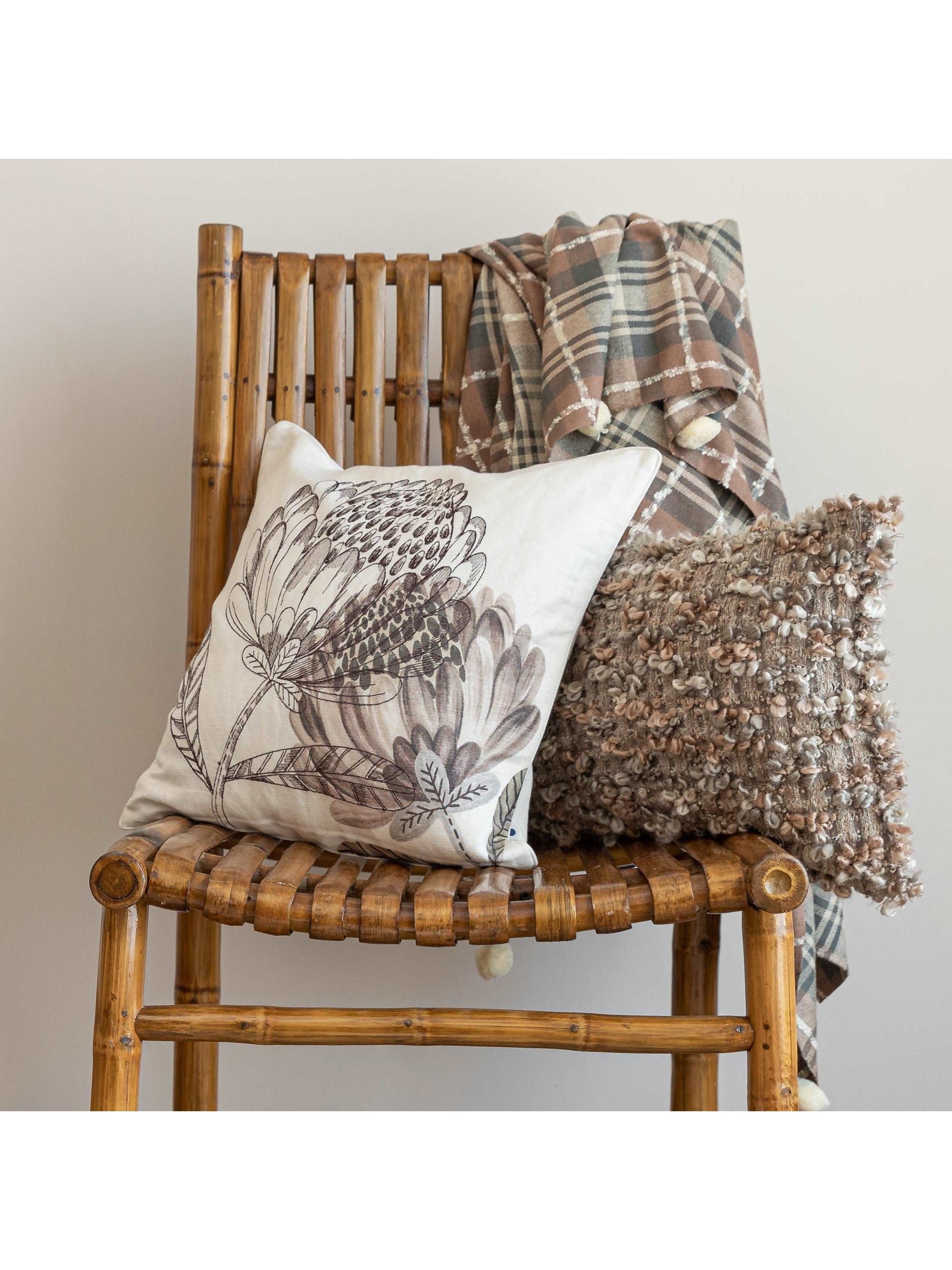Cushion Cover - Floret Neutral