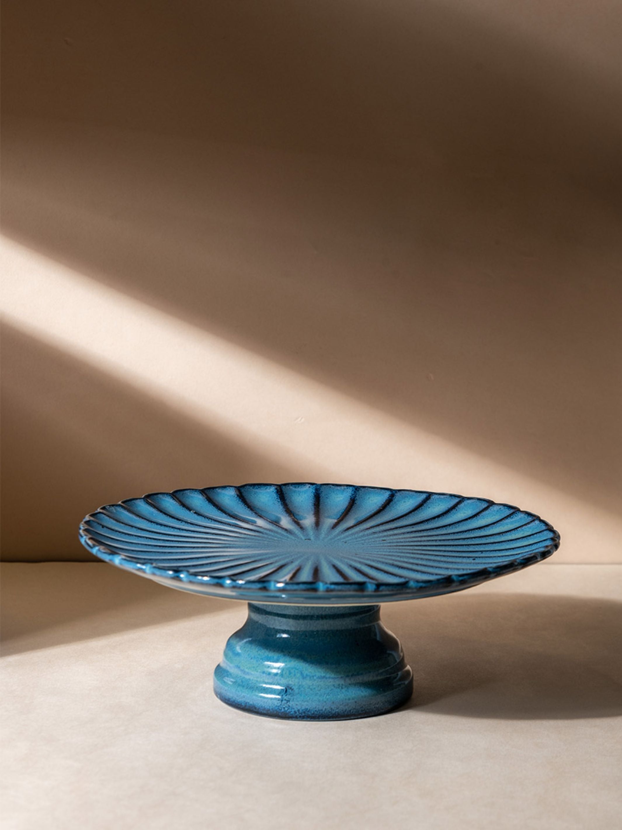 Flower Cake Stand Ceramic