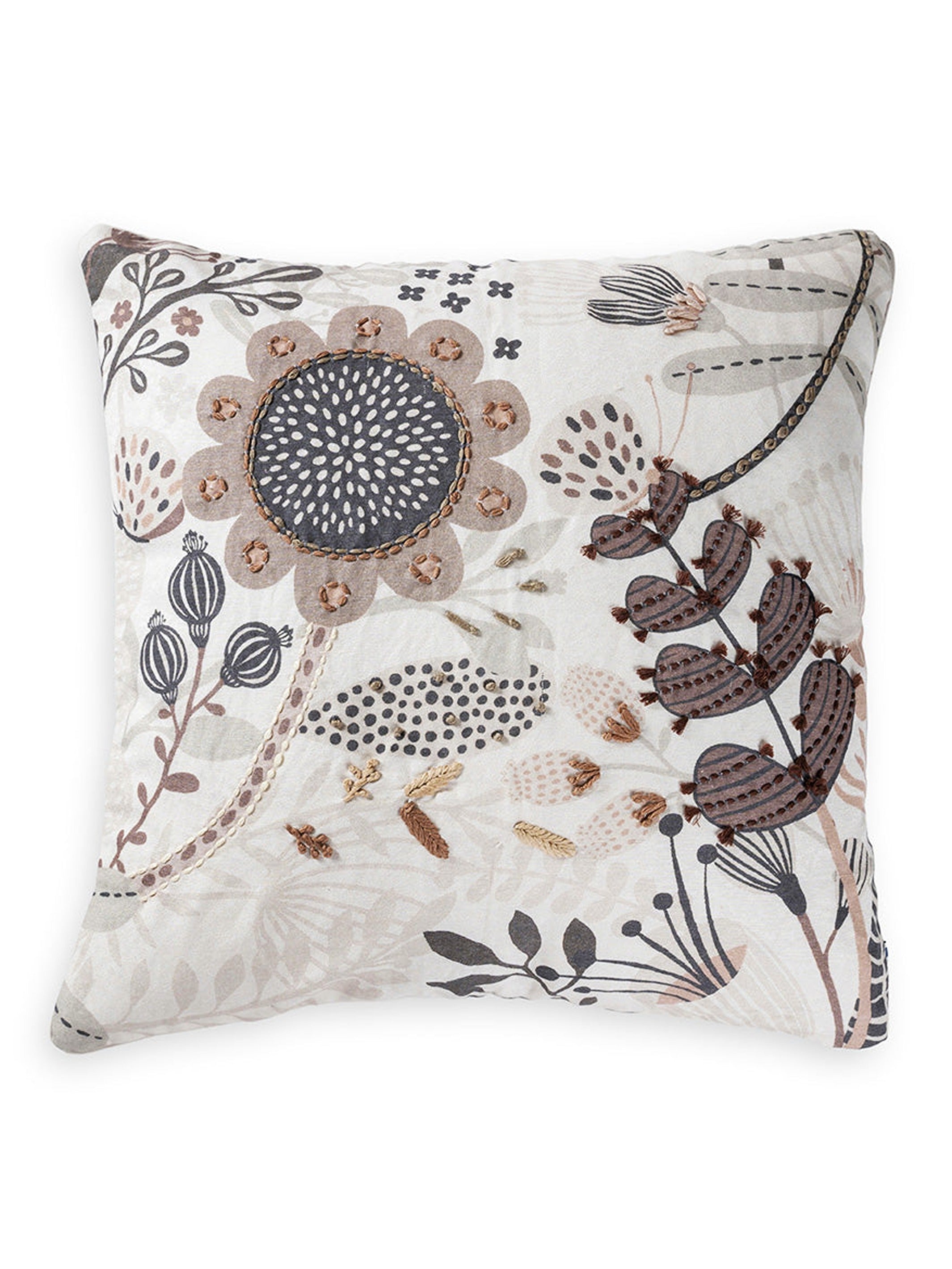 Cushion Cover - Garden of isle Neutral
