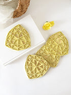 Gem Cut Concrete Coasters (set of 2)