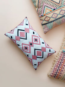 Cushion Cover - Geometric Embroidered