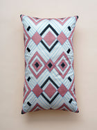 Cushion Cover - Geometric Embroidered