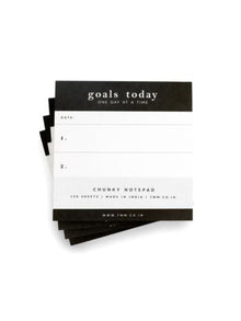 Goals Chunky Notepad