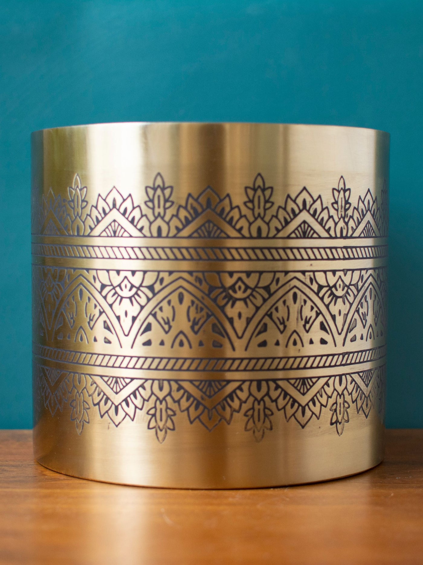 Gold toned Engraved Handcrafted Planter