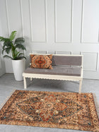 Embroidered Rug - Golden Oasis