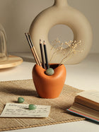 Gratitude Vase Teracotta Brown