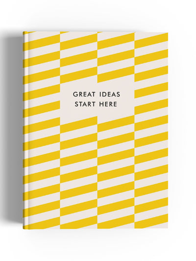 Great Ideas Yellow A5 Notebook