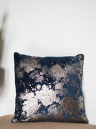 Cushion Cover - Greece Silver Splatter