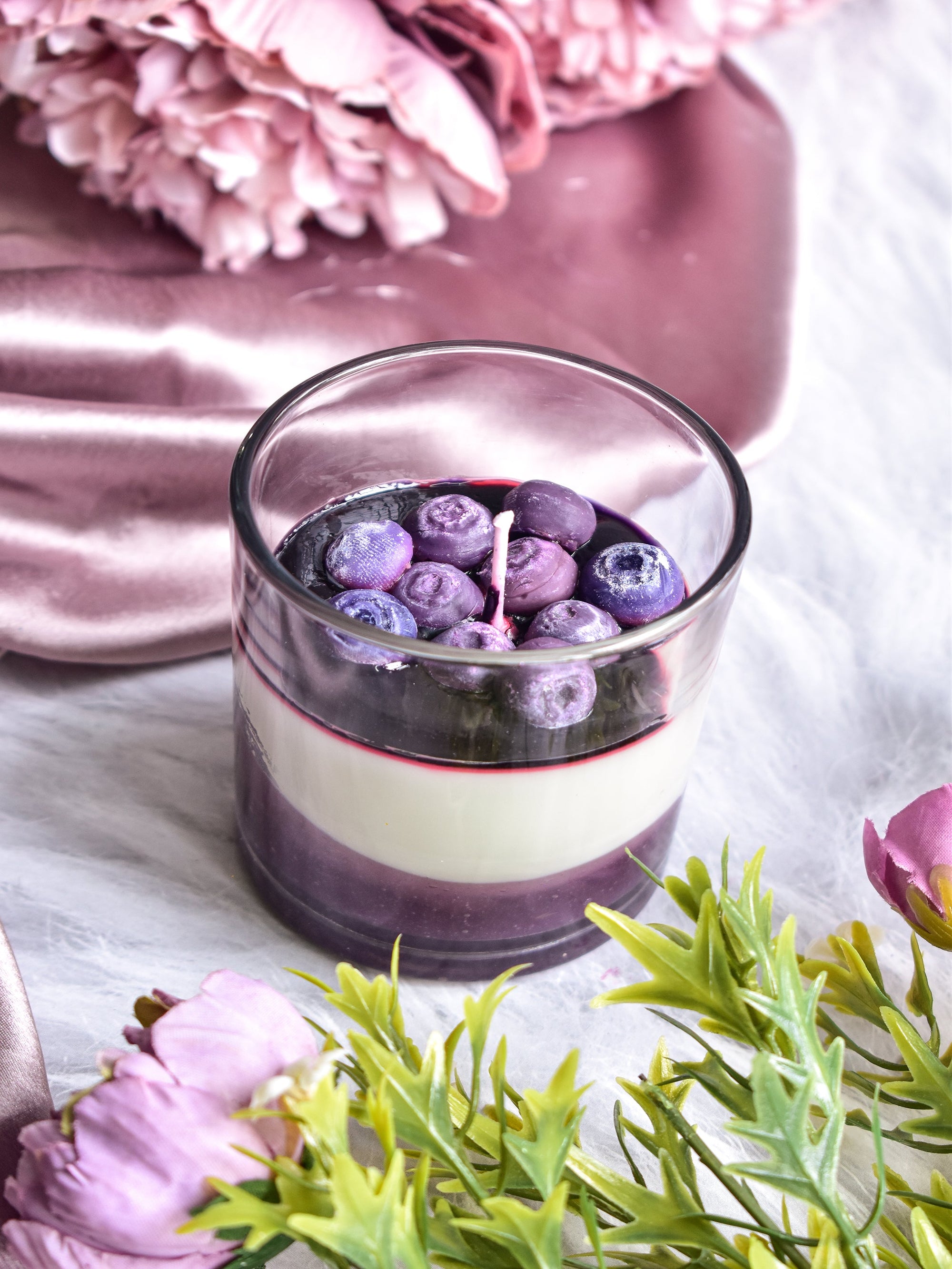 Greek Blueberry Pannacotta Candle