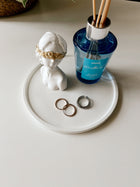 Greek Goddess Blindfolded Lady figurine