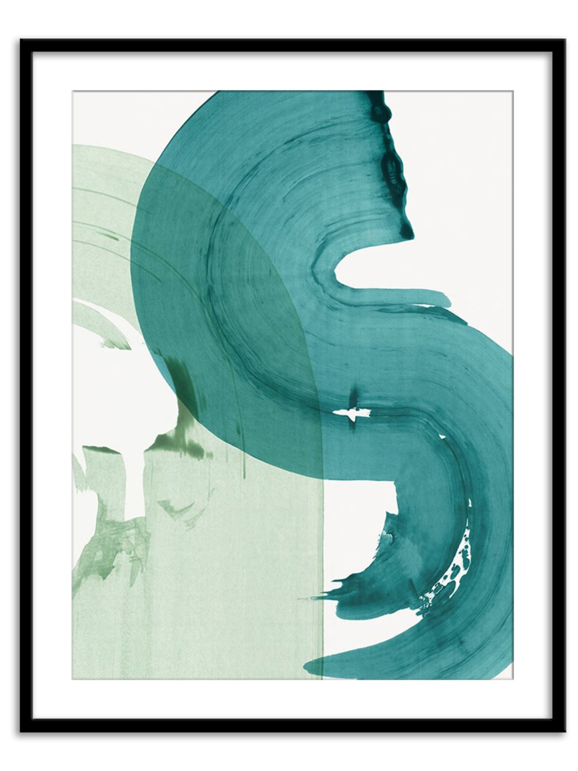 Wall Prints - Green Movement I