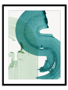 Wall Prints - Green Movement I