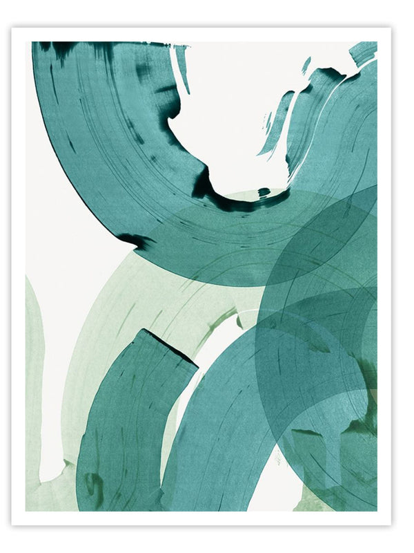 Wall Prints - Green Movement II