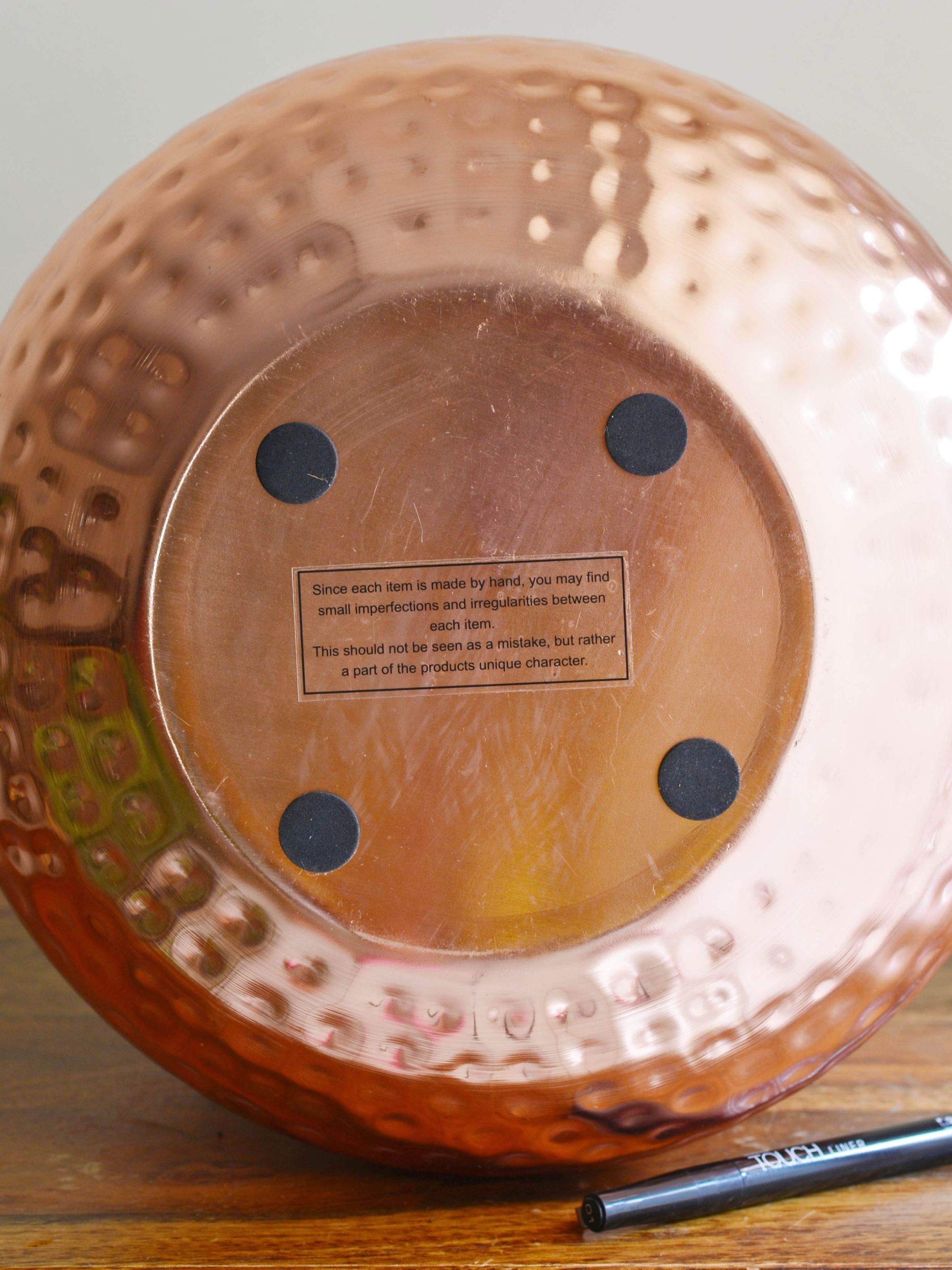 Hammered Copper Planter