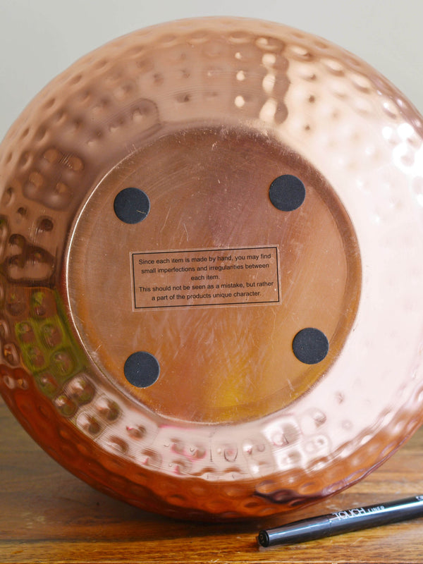 Hammered Copper Planter