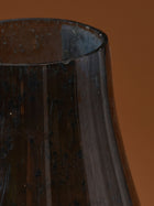 Hand blown Smokey Hurricane