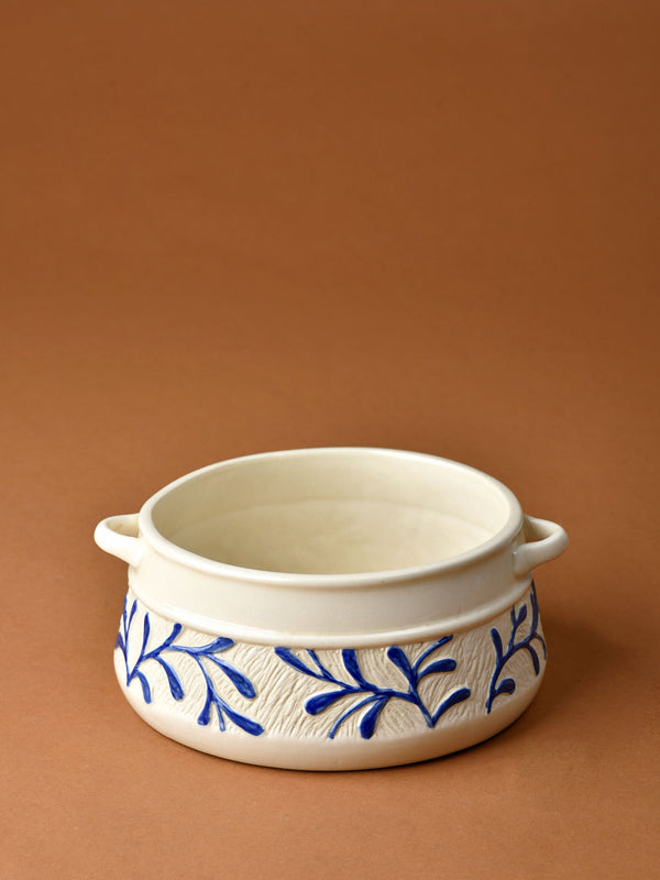 Ceramic Bowl - Hand Carved