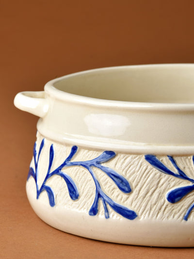 Ceramic Bowl - Hand Carved