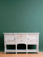 Hand Crafted Beaded Wooden Cabinet