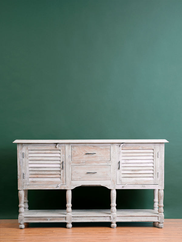 Hand Crafted Beaded Wooden Cabinet