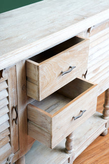 Hand Crafted Beaded Wooden Cabinet