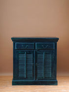 Handcarved Beadboard Cabinet