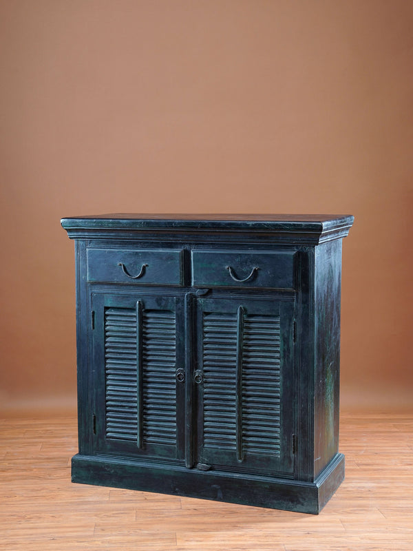 Handcarved Beadboard Cabinet