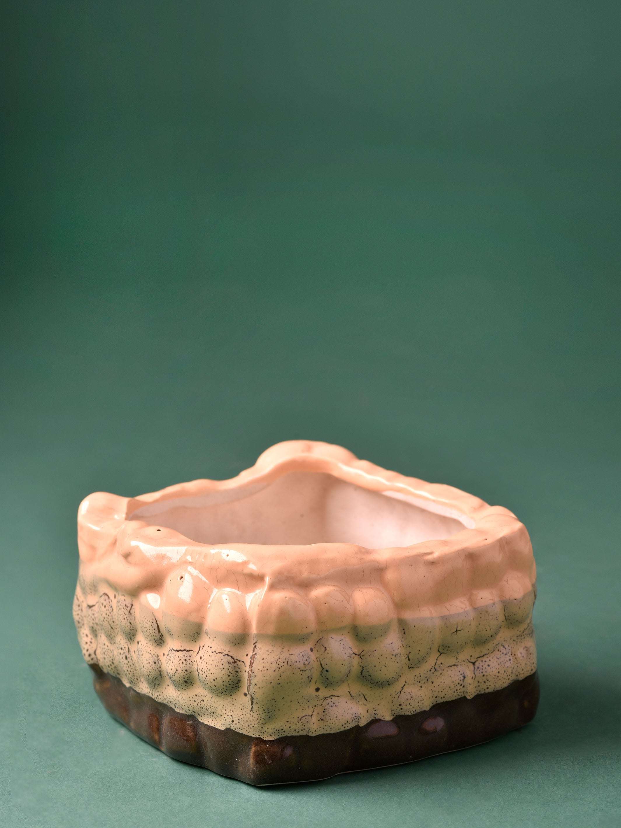 Beaded Square Ceramic Planters