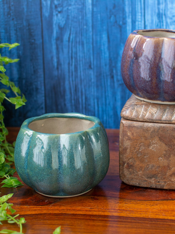 Handcrafted Ceramic Planters Set of 2