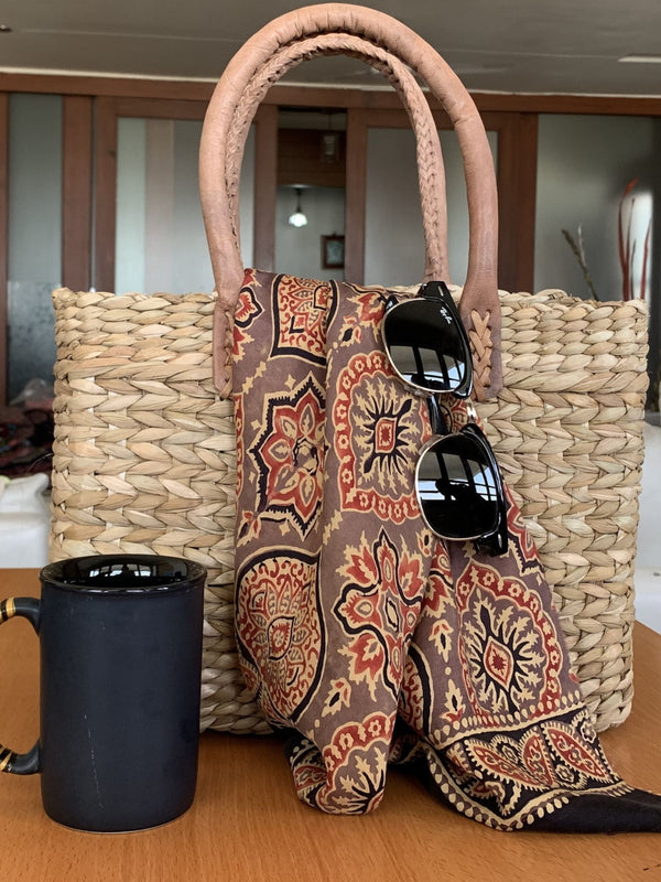Handmade Bulrush Grass Bag