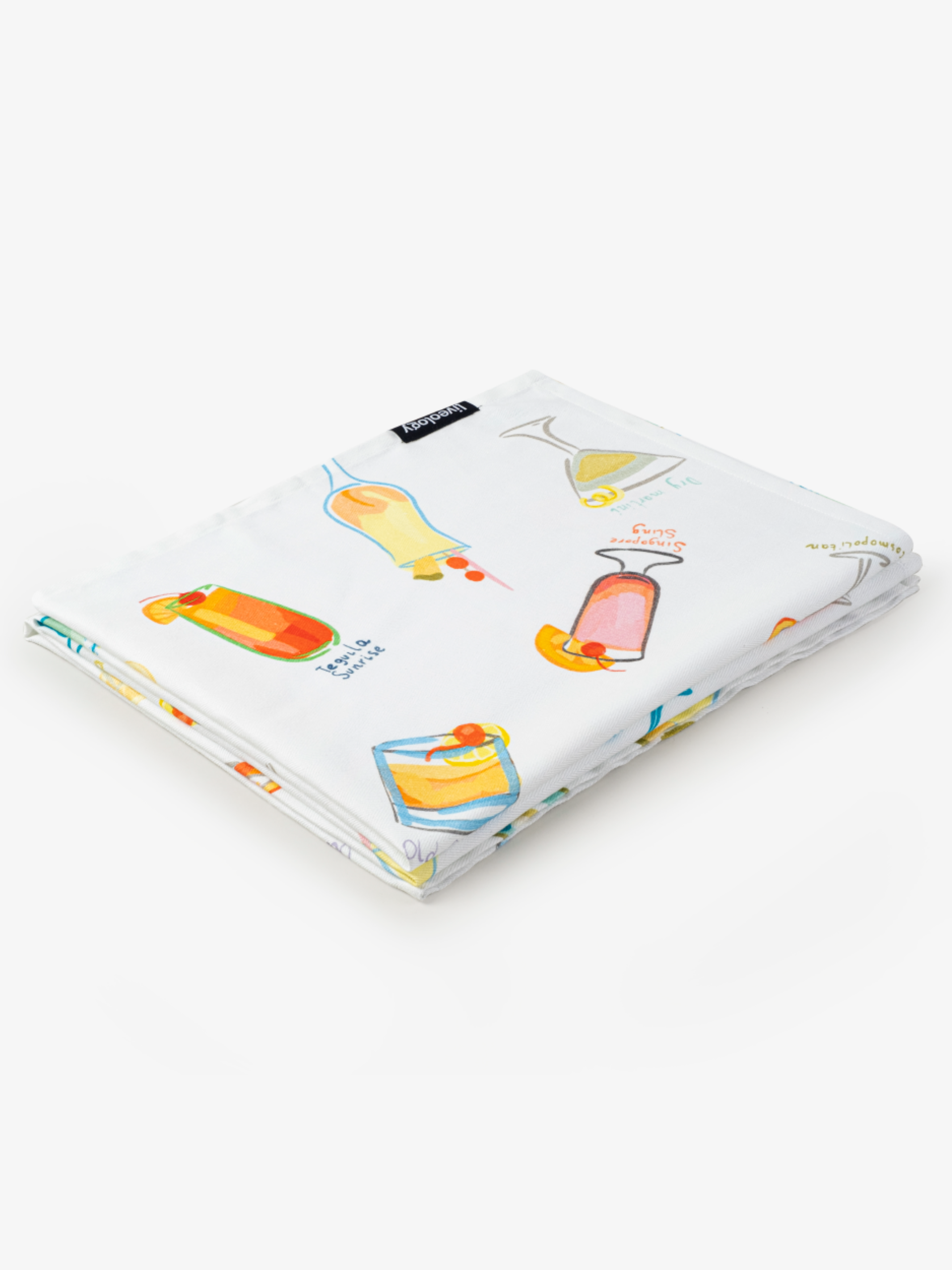 Happy Hour Printed Beach Towel