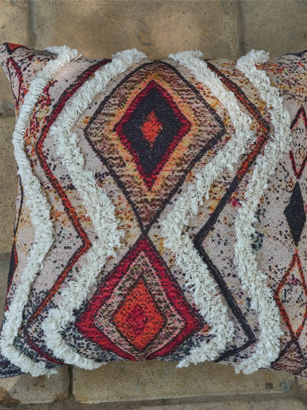 Cushion Cover - Heriz Embroidered Cotton