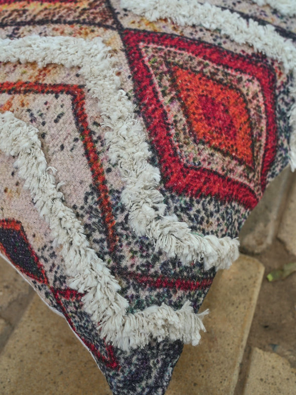 Cushion Cover - Heriz Embroidered Cotton