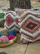 Heriz Embroidered Pillow Cover