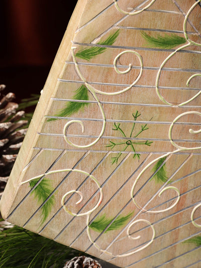 Holly Xmas Wooden Tree