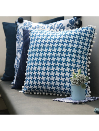 Cushion Cover - Houndstooth Printed Space