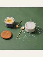 Stacked Marble Spread Jars