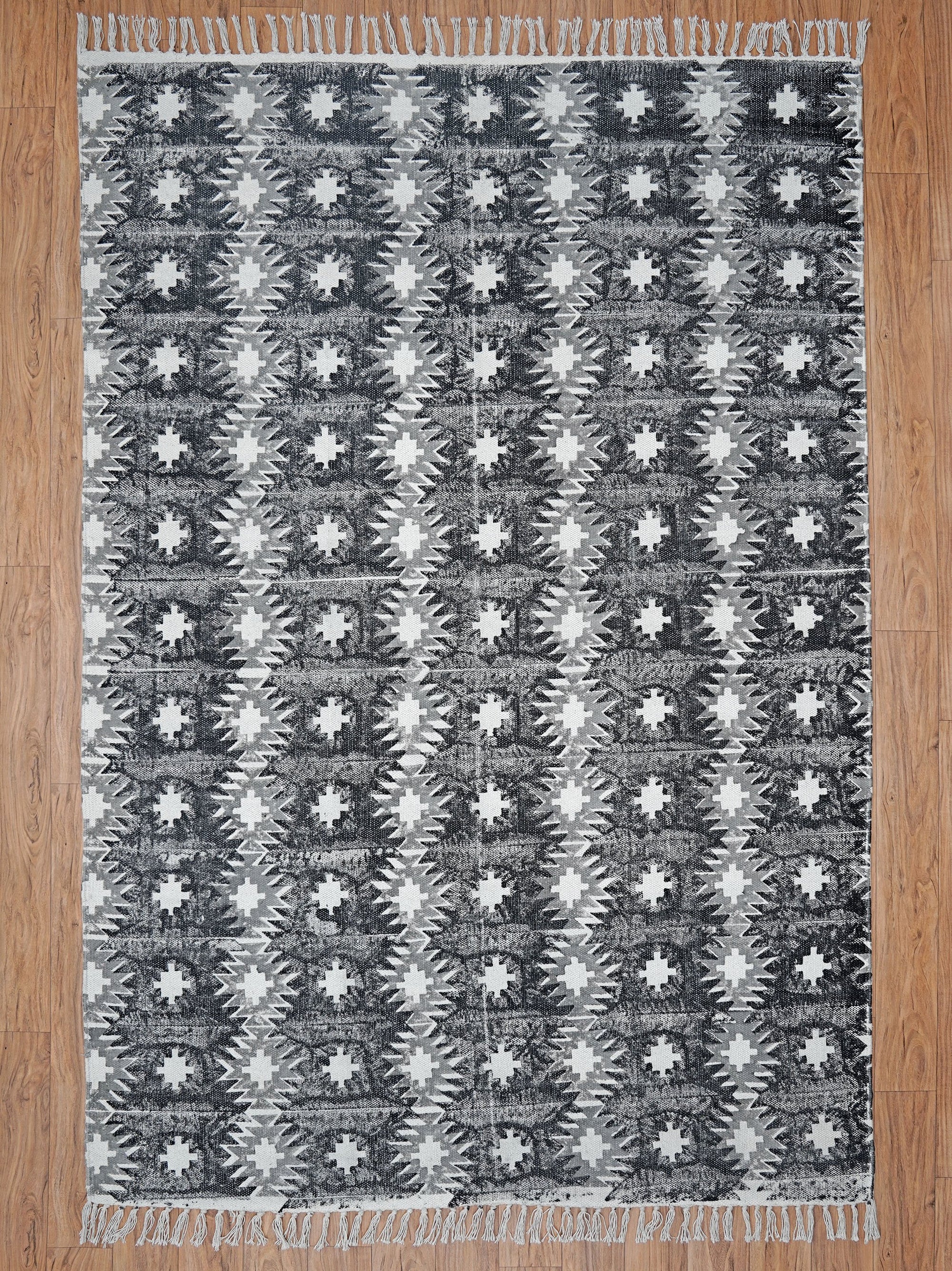 Ikat Block Print Rug
