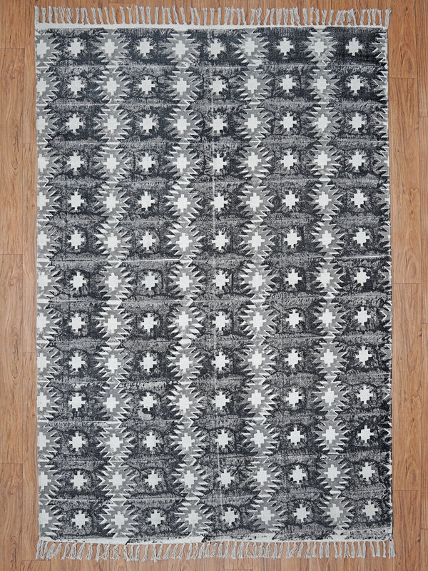 Ikat Block Print Rug