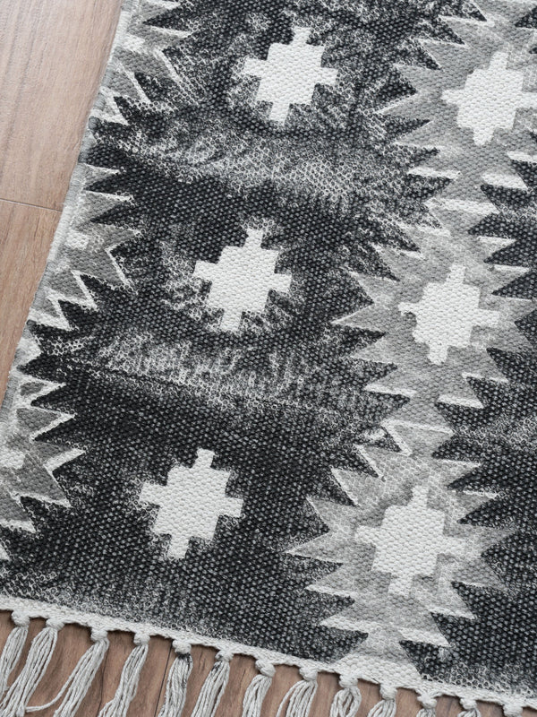 Ikat Block Print Rug