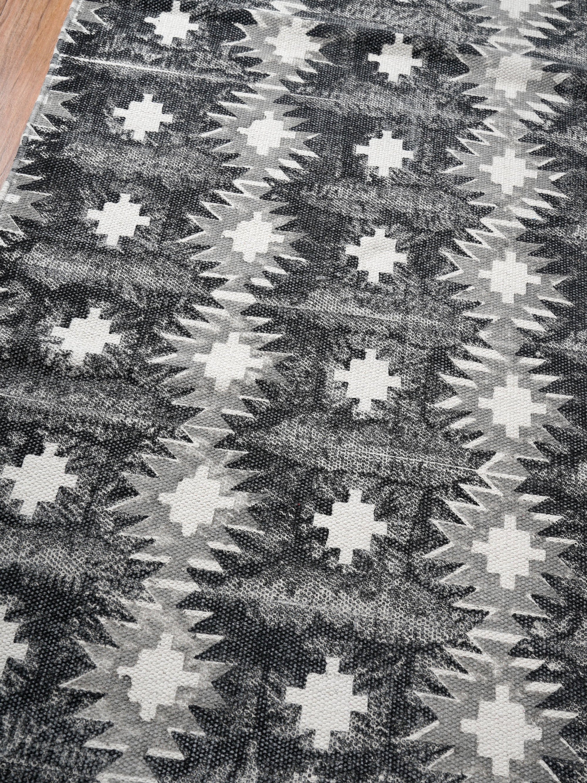 Ikat Block Print Rug