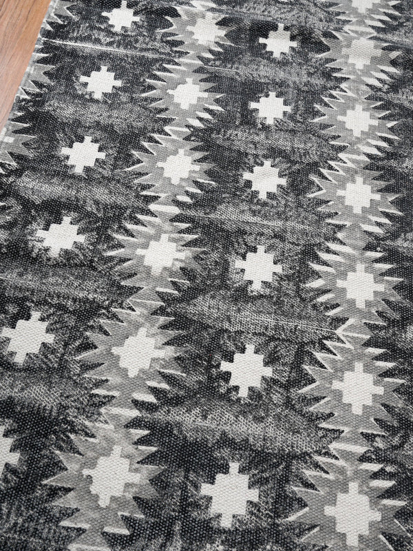 Ikat Block Print Rug