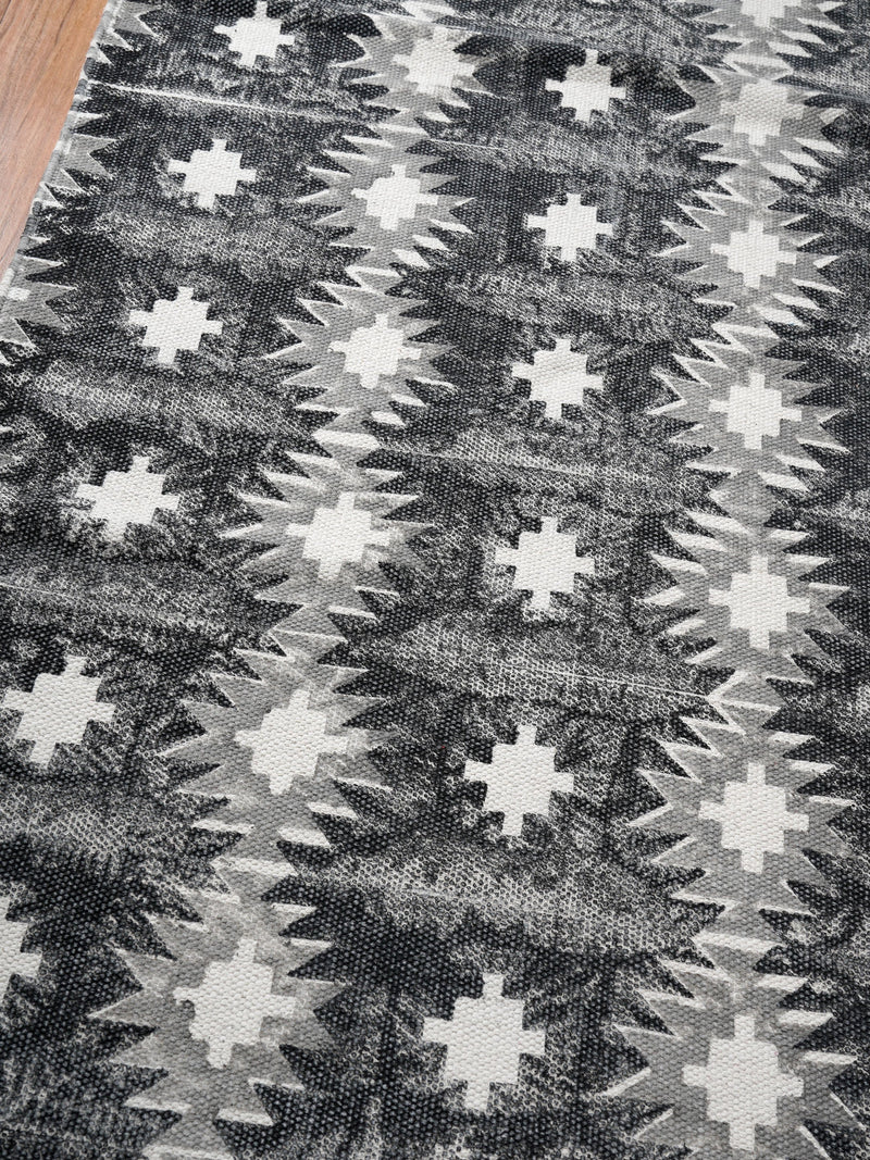 Ikat Block Print Rug