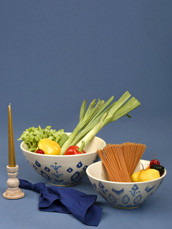 Ikat Ceramic Bowl