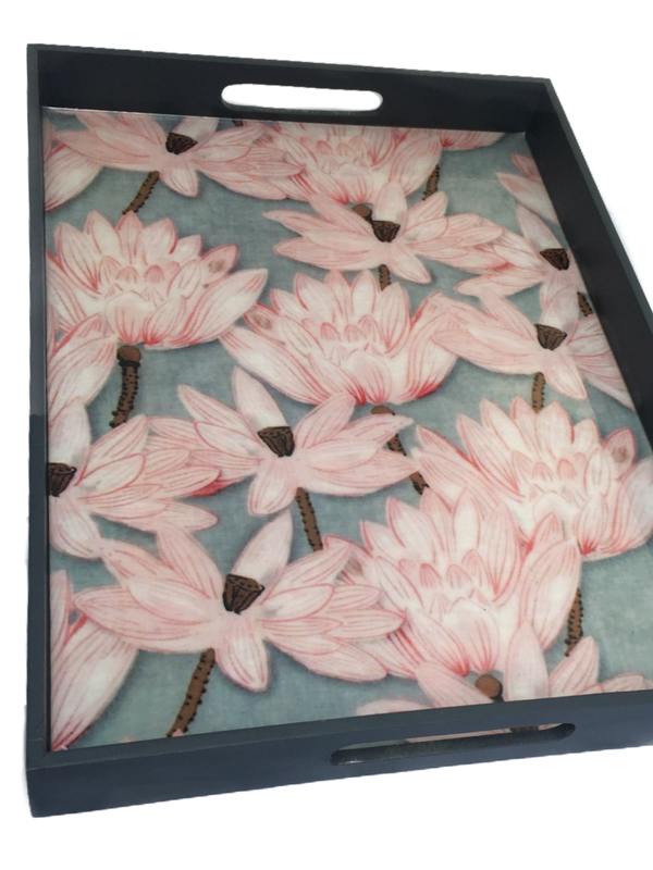Floral Classic Gift Tray/ Serving Tray/ Valley of Flower Tray Home decor Tray - Factoh