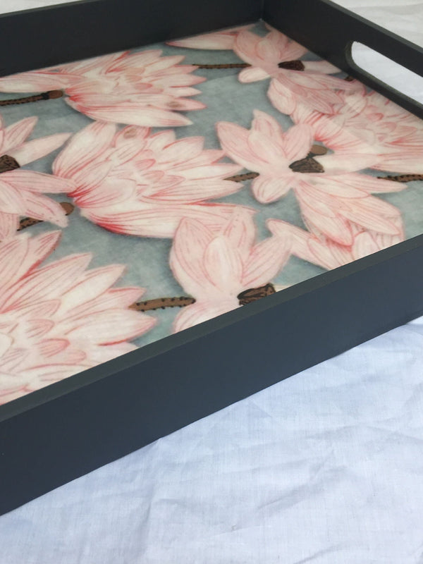 Floral Classic Gift Tray/ Serving Tray/ Valley of Flower Tray Home decor Tray - Factoh