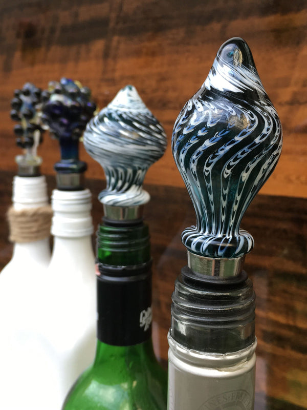Wine Stoppers - Handblown Glass Very Unique - Factoh